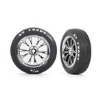 Traxxas Tires & wheels, assembled, glued Mickey Thompson® ET Front® tires (2)
