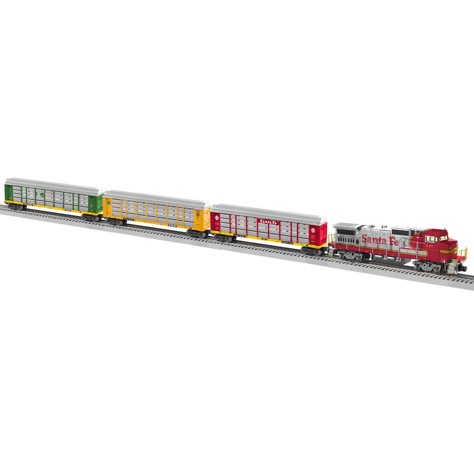 Lionel O Santa Fe Autorack Lionchief Set