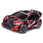 Traxxas 1/10 Scale Brushless Ford Fiesta ST Rally - RED