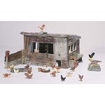 Woodland Scenics HO Scenic Detail Kit- Chicken Coop