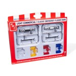 AMT 1/25 Classic Emergency Flasher Bars Pack (2 w/colored lens)