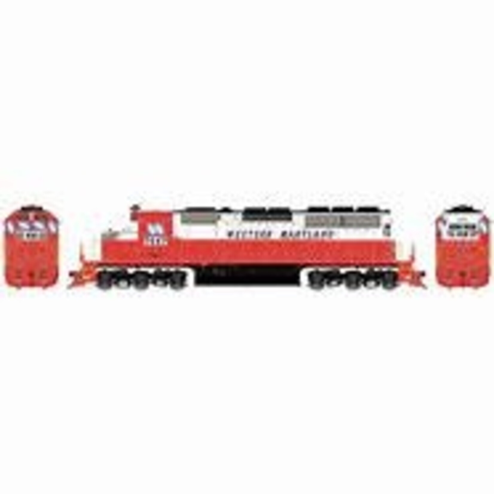 Athearn HO SD40 Locomotive with DCC & Sound, Western Maryland #7447