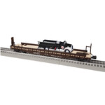Lionel O Union Pacific 50' Flatcar with Firetruck #53026