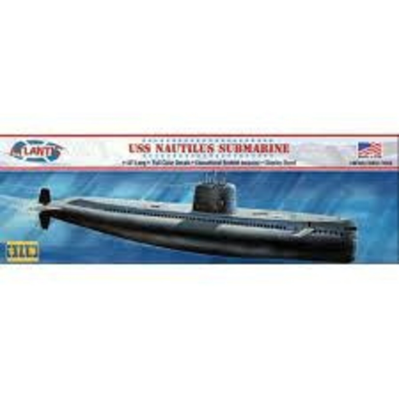 Atlantis 1/300 USS Nautilus Submarine