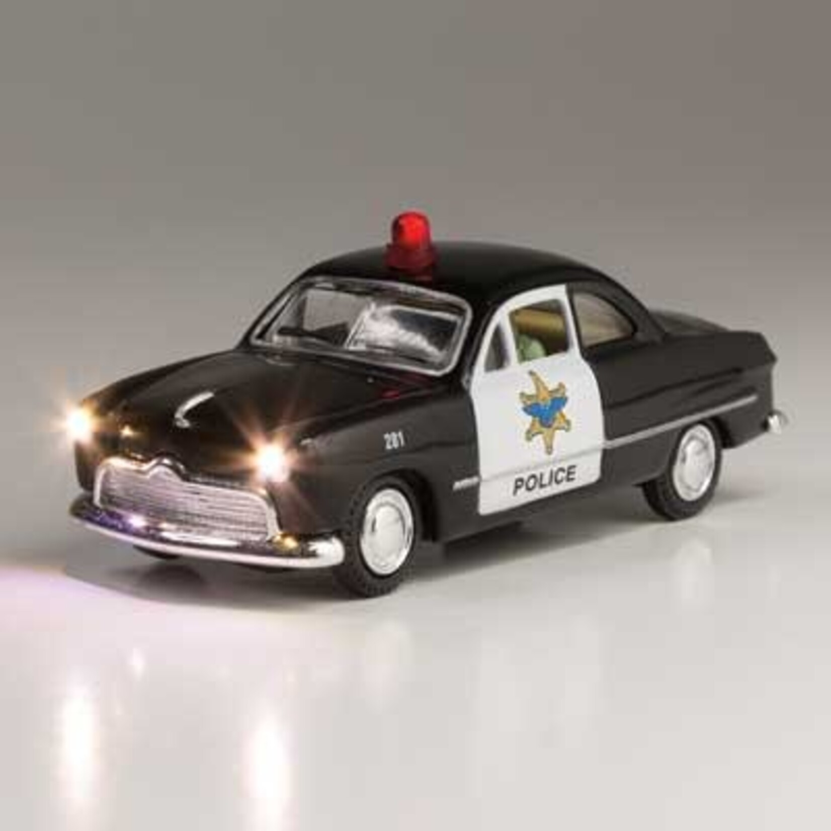 Woodland Scenics HO Police Car - Just Plug(R) Lighted Vehicle