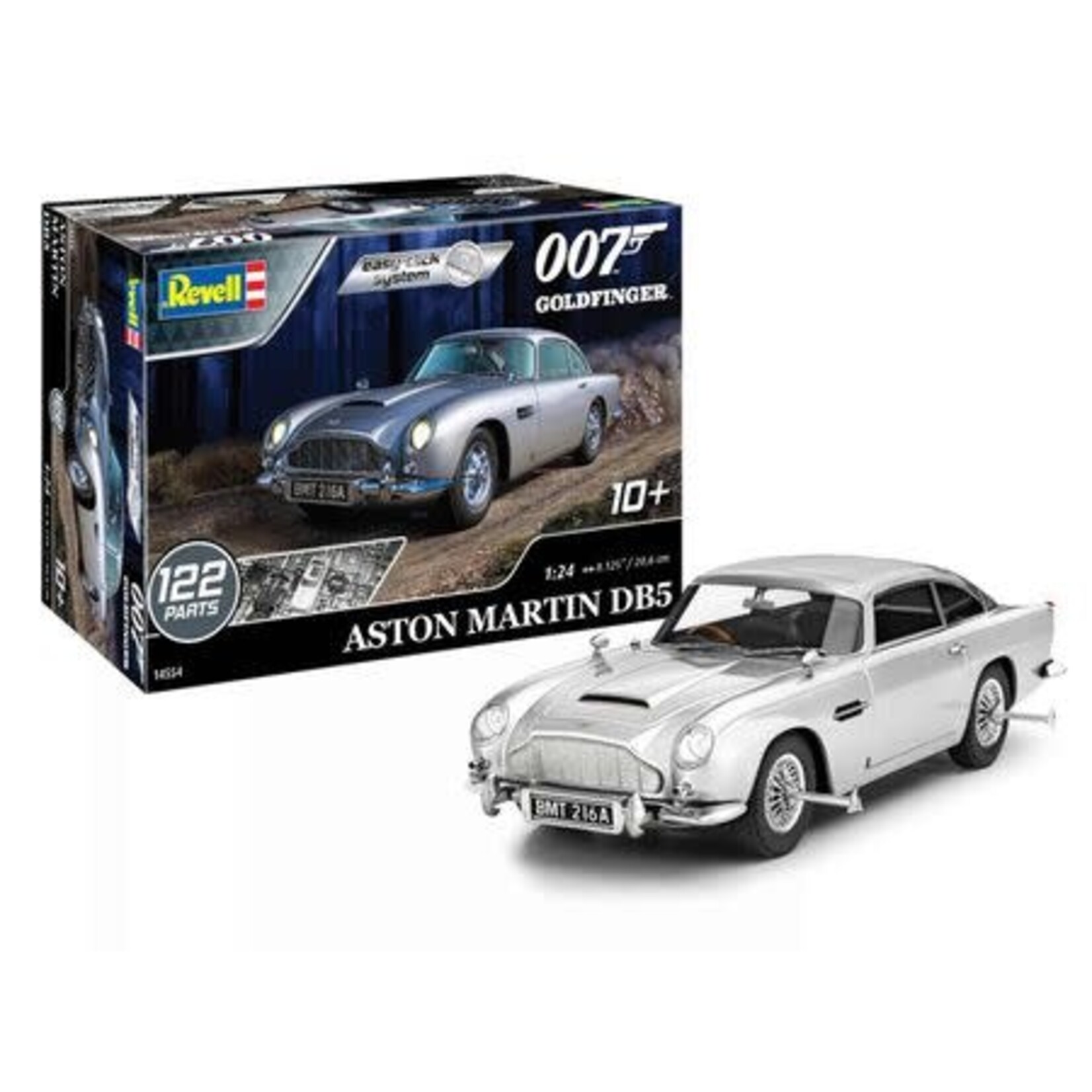 Revell-Monogram 1/24 AstonMartin DB5 James Bond 007 Goldfinger