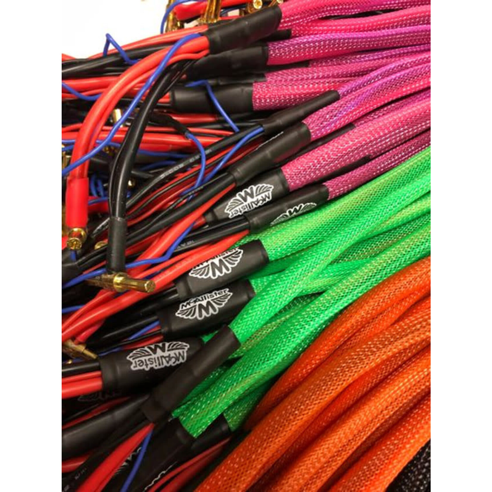 McAllister Racing 4mm to 4/5 bullet XL Charge Cables 36" - GRAY