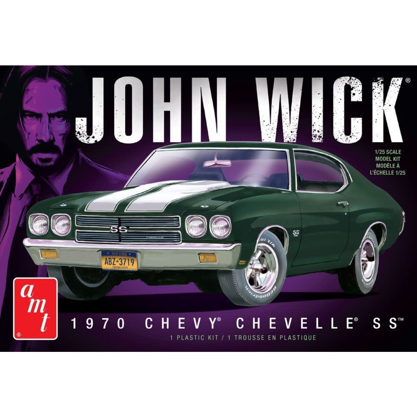 AMT 1/25 John Wick 1970 Chevy Chevelle SS from Movie