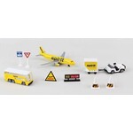 Daron Spirit Airlines A320 Airport Die Cast Playset (10pc Set)