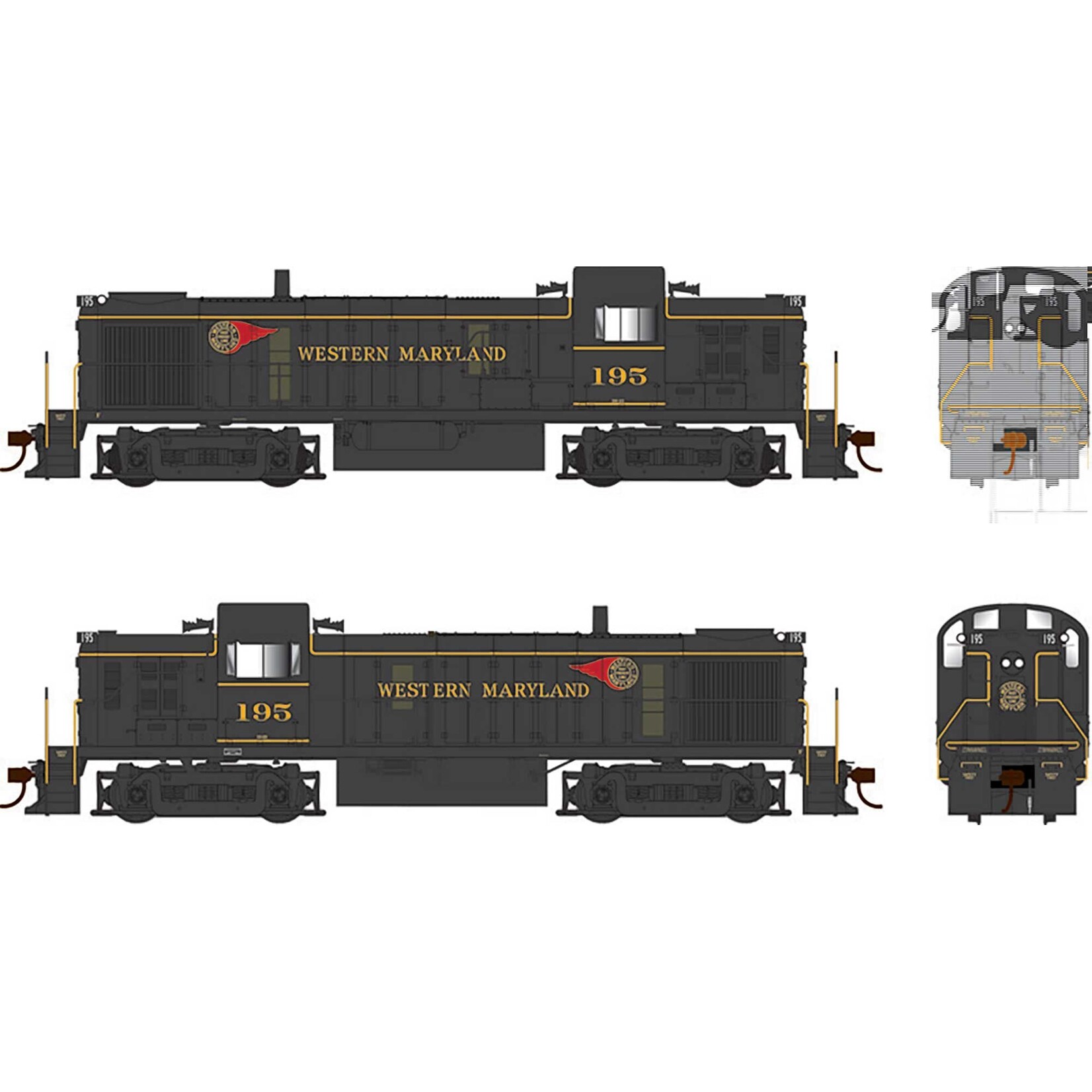 HO ALCo RS-3 DCC with Sound WM As Delivered #195