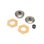 Team Losi Racing (TLR) Grooved Slipper Plate Set: Mini-B, BL