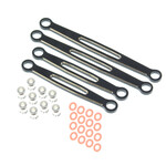 Redcat Racing Front Links (Brass)(Black)(4pcs)