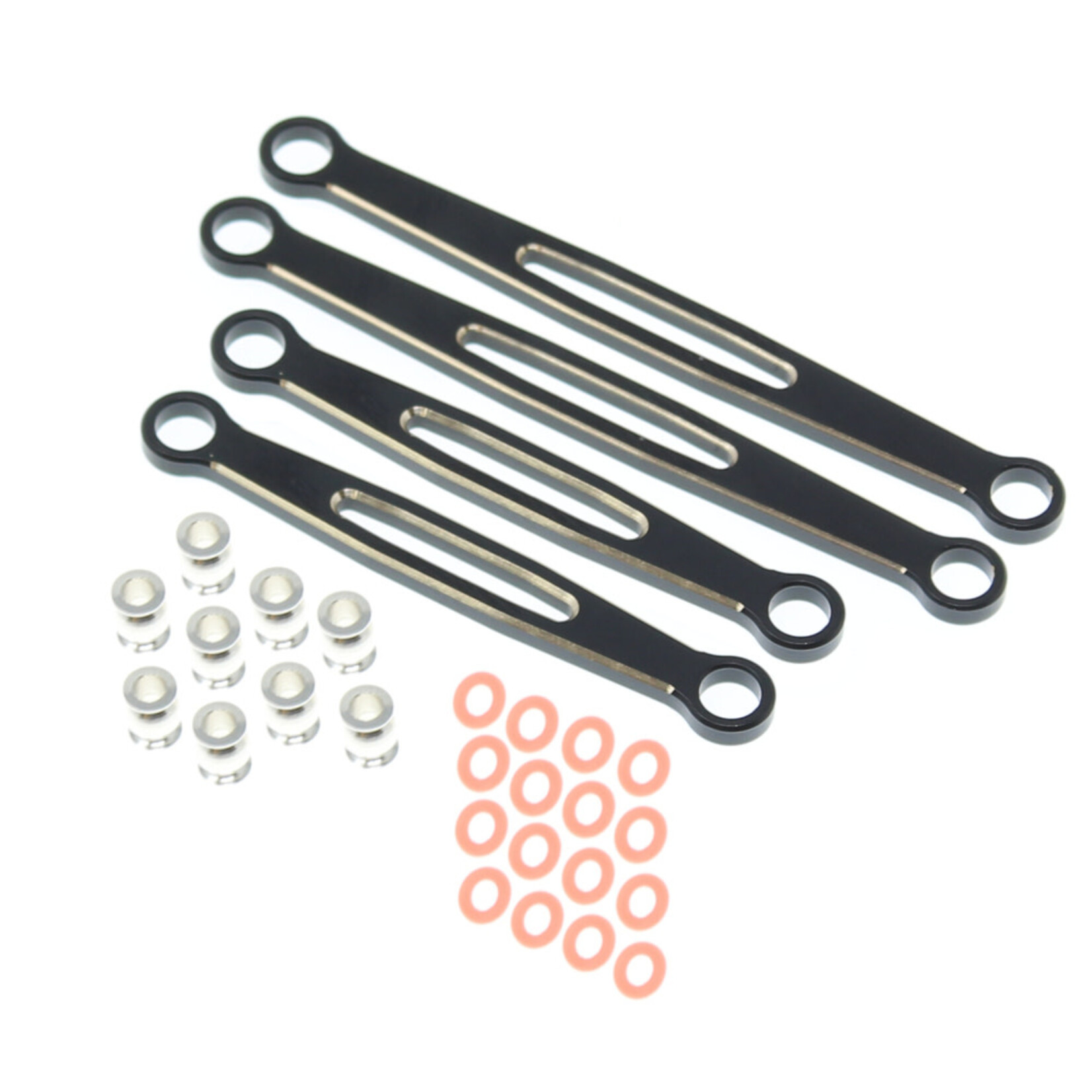 Redcat Racing Front Links (Brass)(Black)(4pcs)