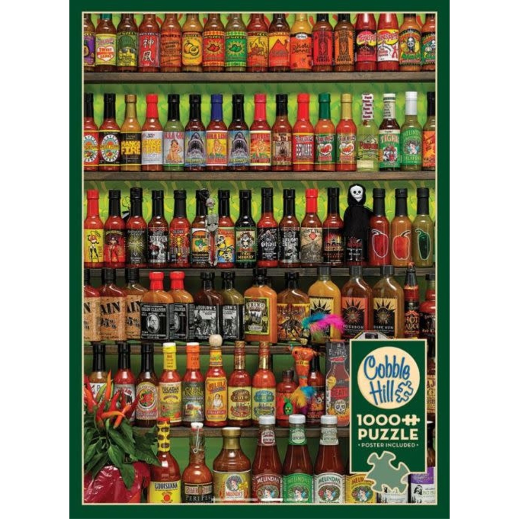 Cobble Hill Hot Hot Sauce Collage Type Puzzle (1000pc)