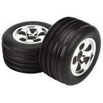 ECX Mounted Front Tire (2), Chr, Ri