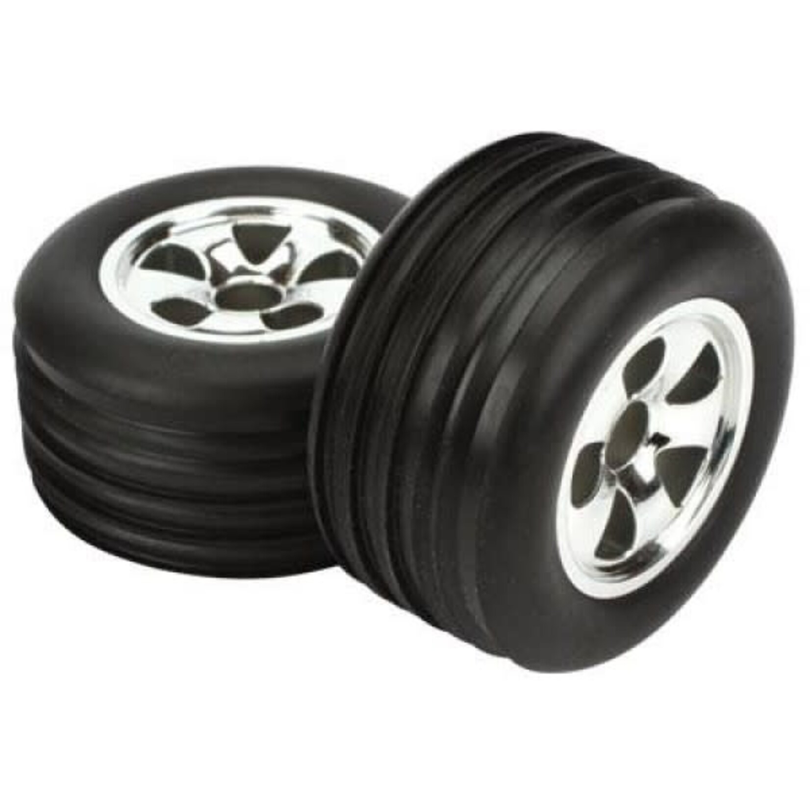 ECX Mounted Front Tire (2), Chr, Ri