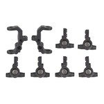 Team Associated RC10B7 FT Caster and Steering Blocks, carbon