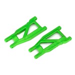 Traxxas Suspension arms, green, front/rear (left & right), heavy duty (2)