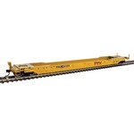 Walthers Gunderson Rebuilt All-Purpose 53' Well Car -  DTTX #470014 (yellow, large red logo)