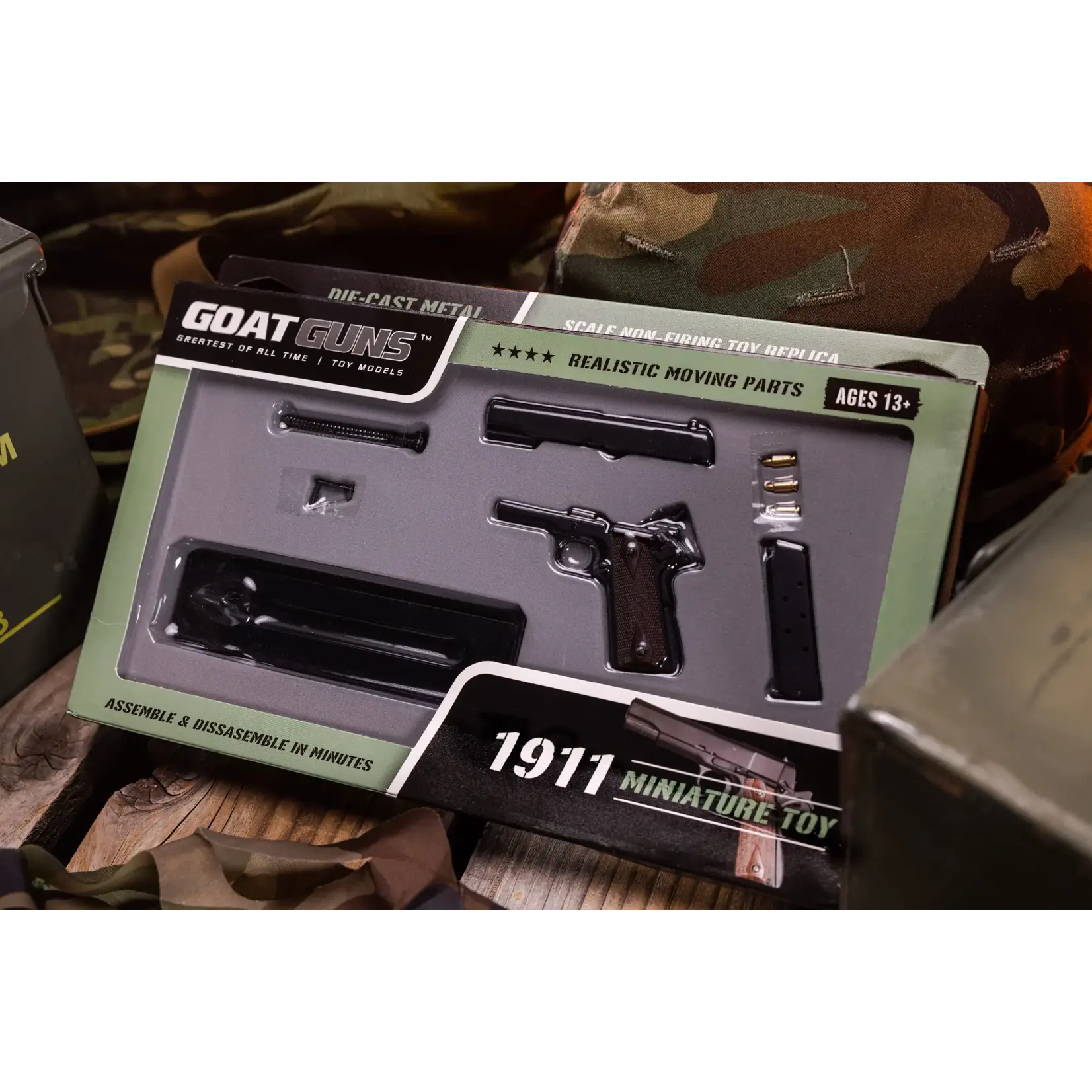 Goat Guns Diecast 1911 Model kit - Black