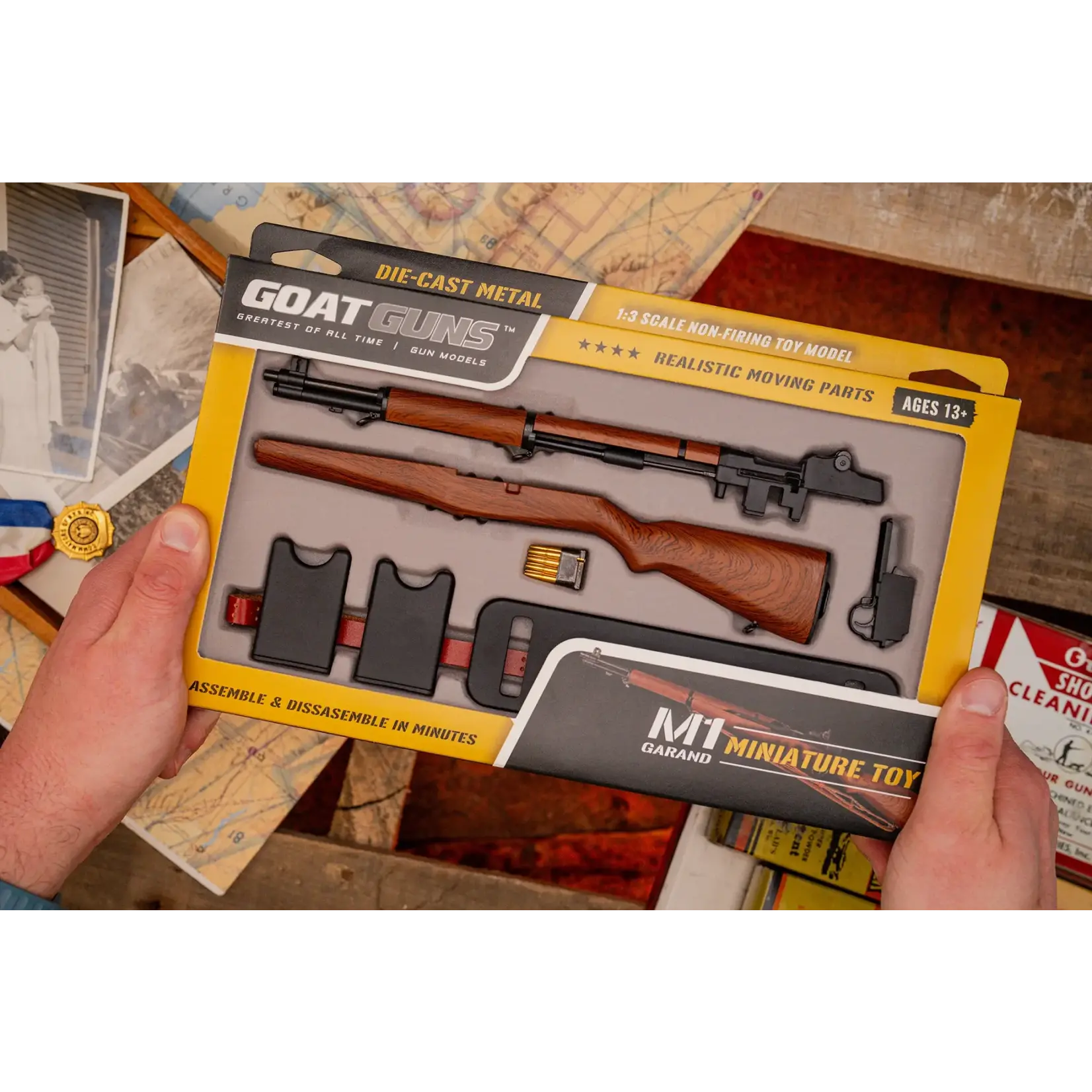 Die cast M-1 Garand Model Kit