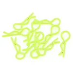 Yeah Racing Body Clips (Yellow) (10) (1/10 or 1/8 Scale)