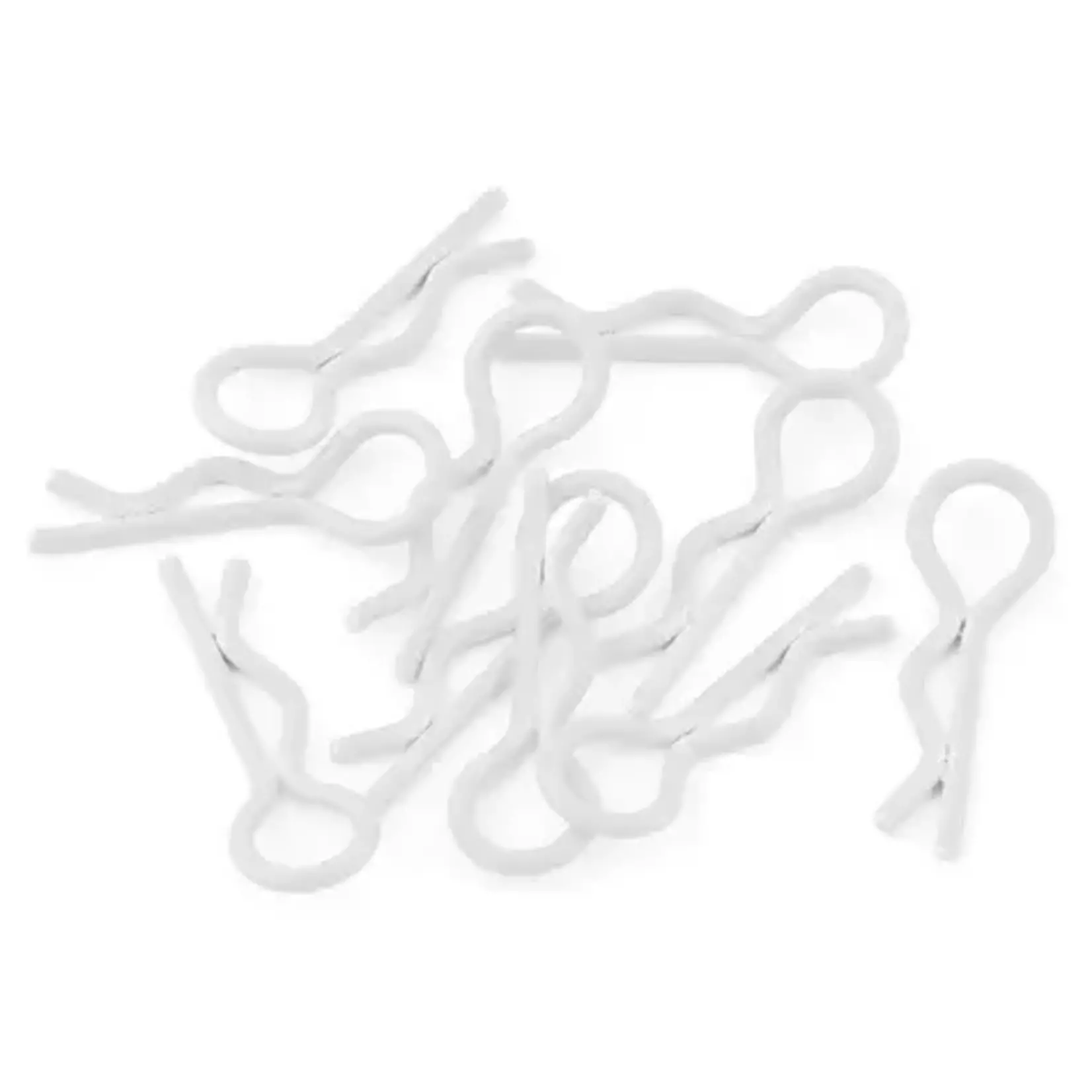 Yeah Racing Body Clips (White) (10) (1/10 or 1/8 Scale)