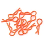 Yeah Racing Body Clips (Orange) (10) (1/10 or 1/8 Scale)