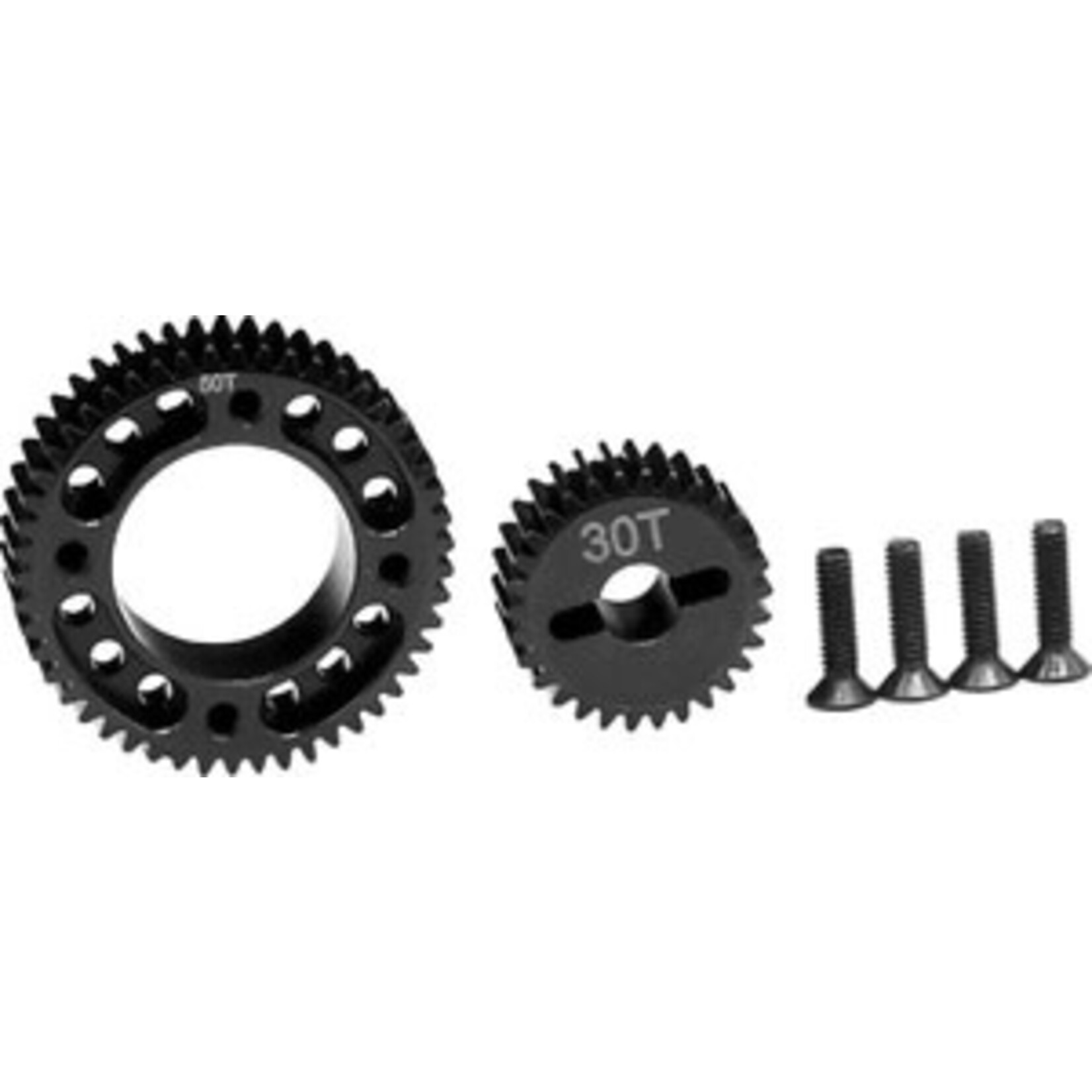 Hot Racing (HR) Stealth X Drive OD2 Gear Set Machined, 30-50 Teeth