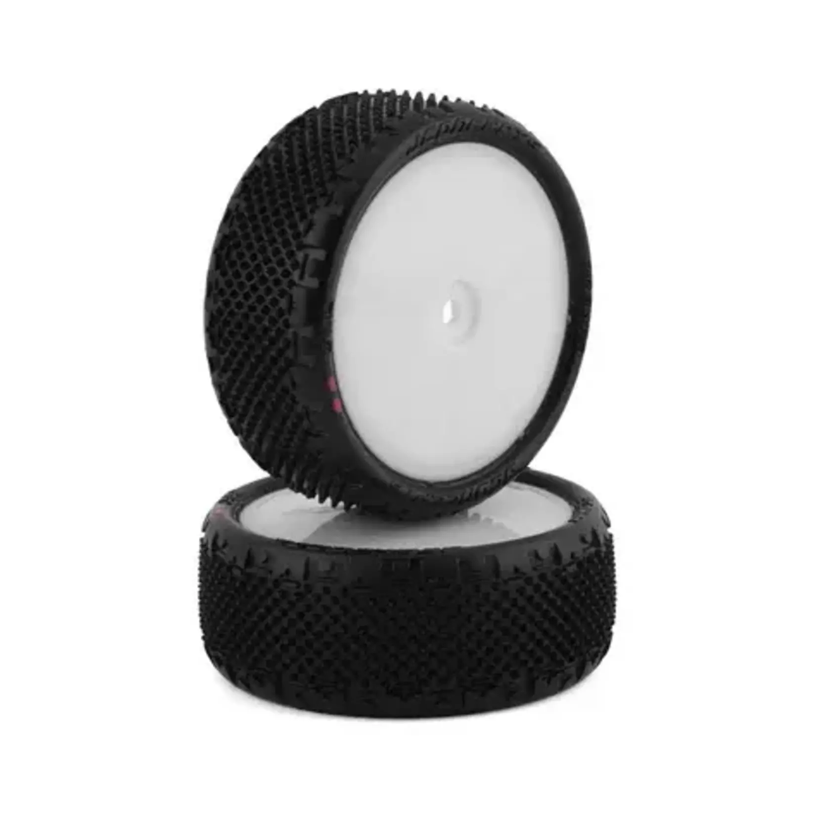 JConcepts Pin Swag 2.2" Pre-Mounted 4WD Front Buggy Tire (White) (2)