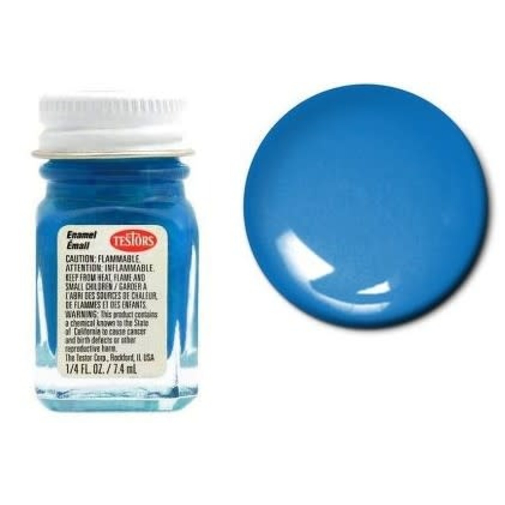 Testors Enamel 1/4 oz Blue