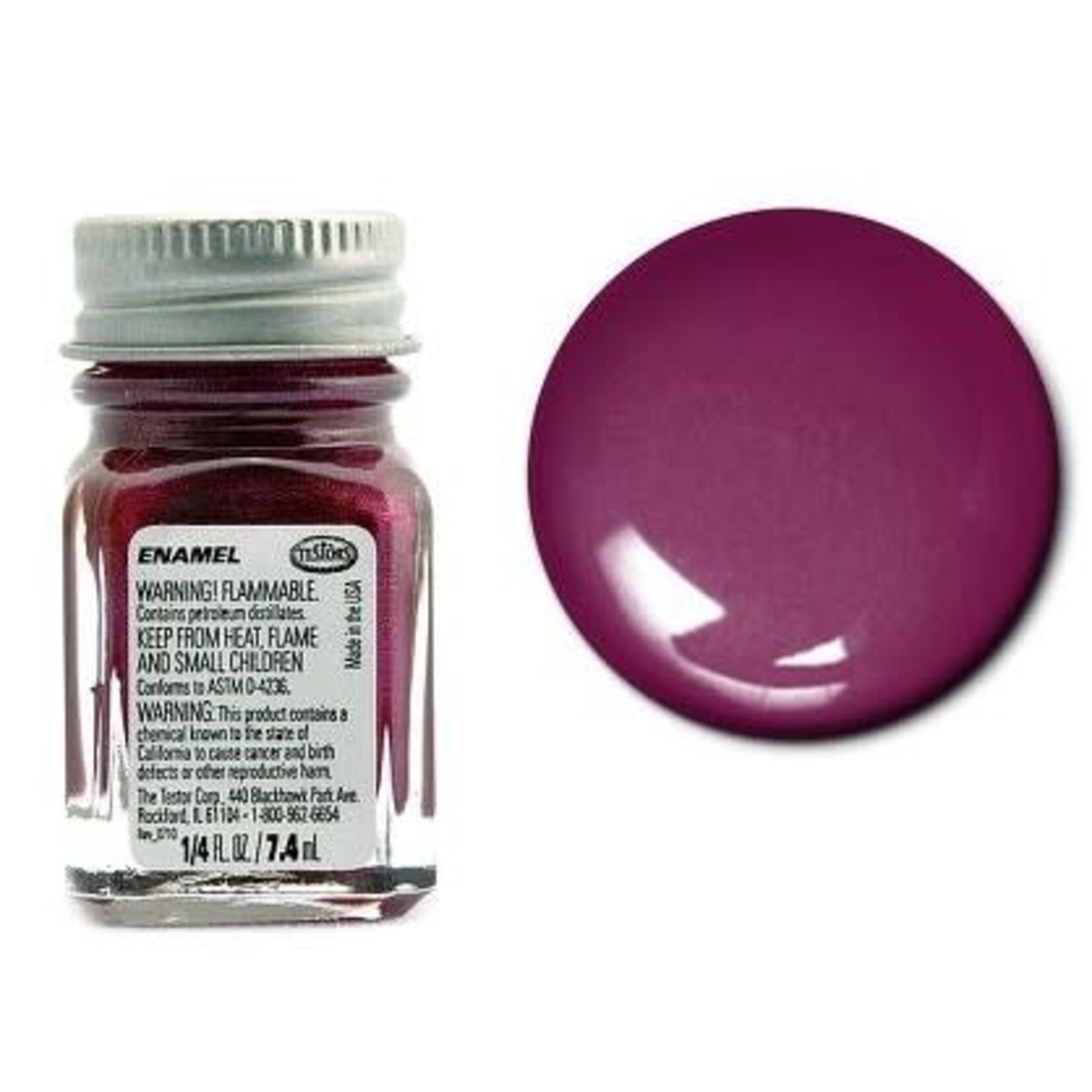 Testors Enamel 1/4oz Metal Flake Purple