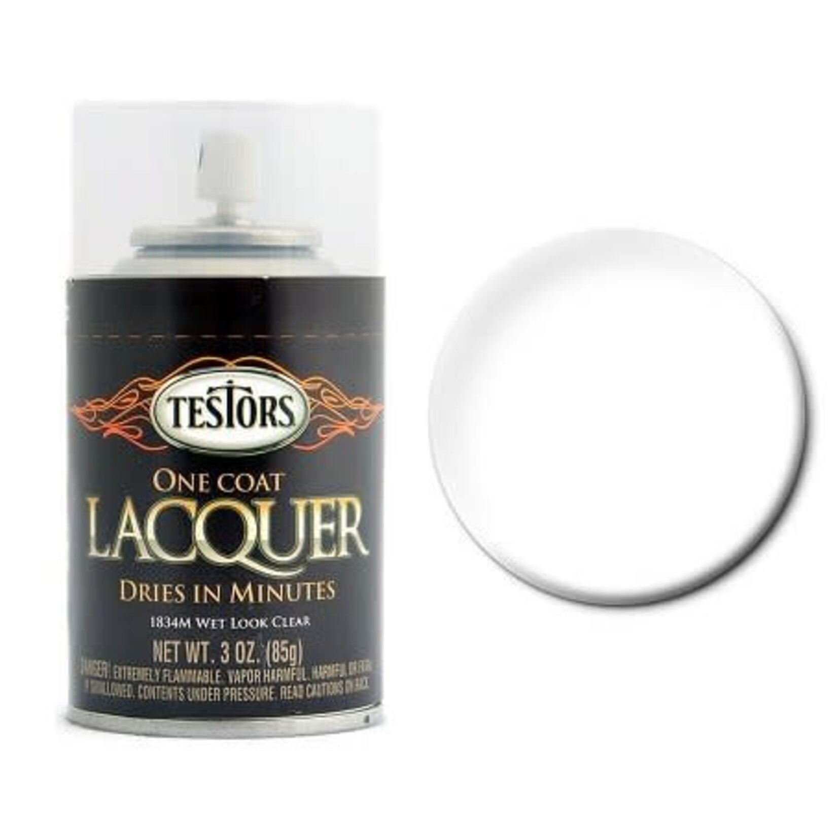 Testors One Coat, Wet Look Clear, 3 oz