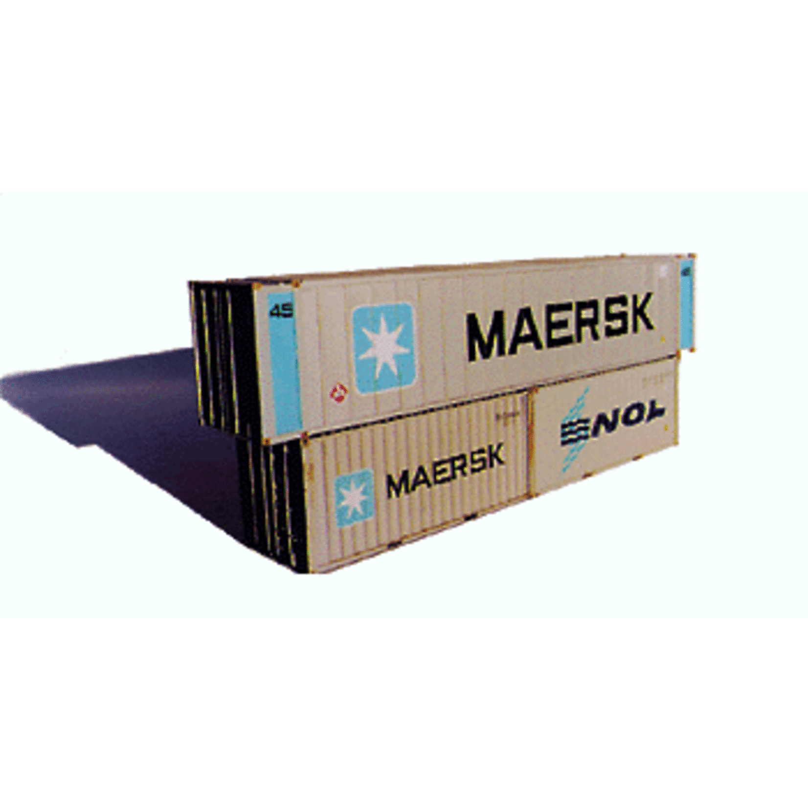 HO Undecorated20' Corrugated Containers