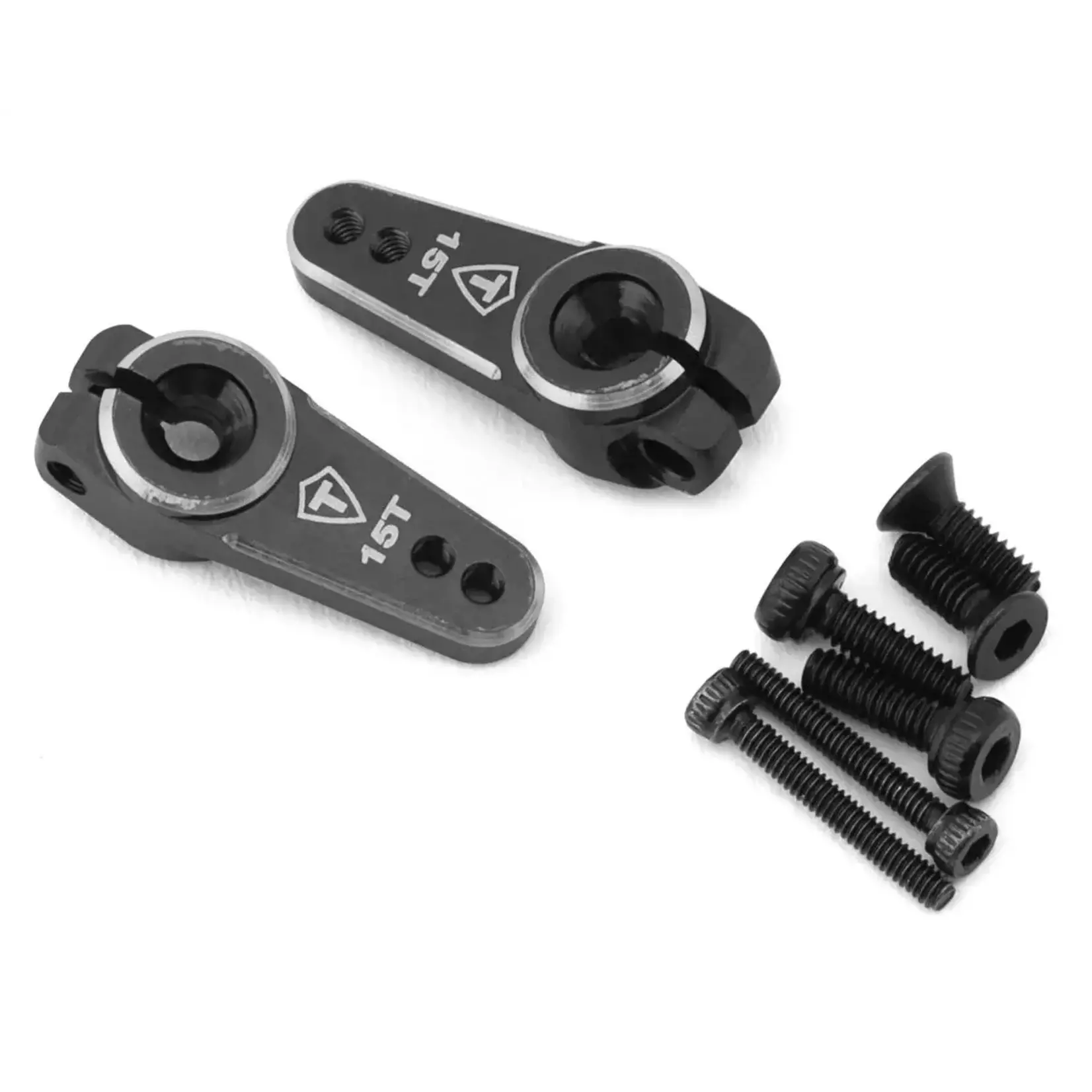 Treal Hobby Axial SCX24 Aluminum Servo Horn (Grey) (2) (15T) (Emax)