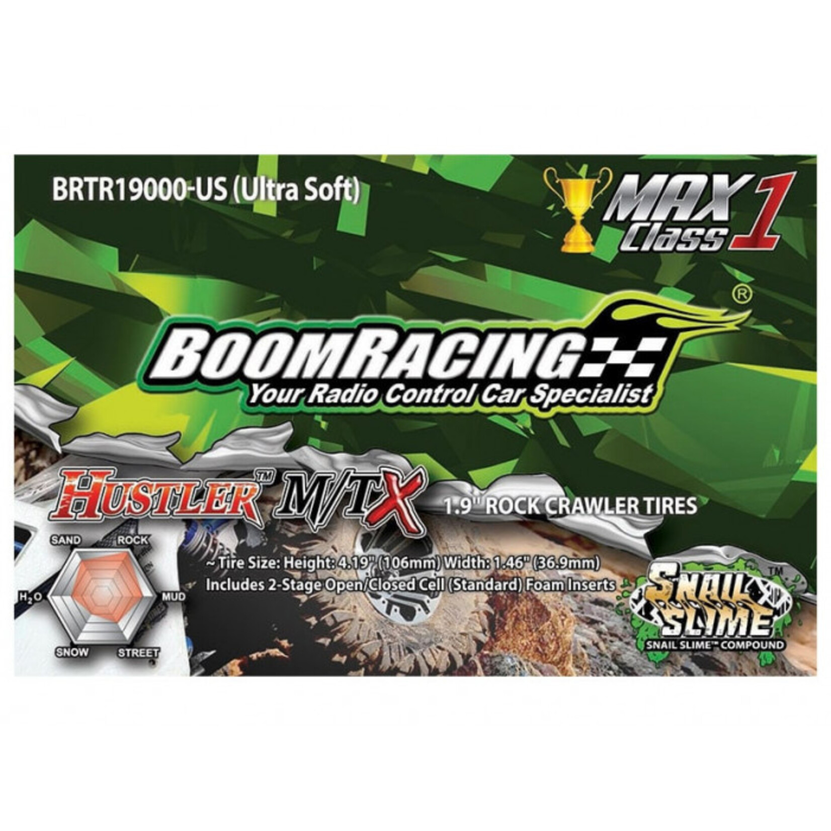 BR - Hustler Tire w 2 stage foam