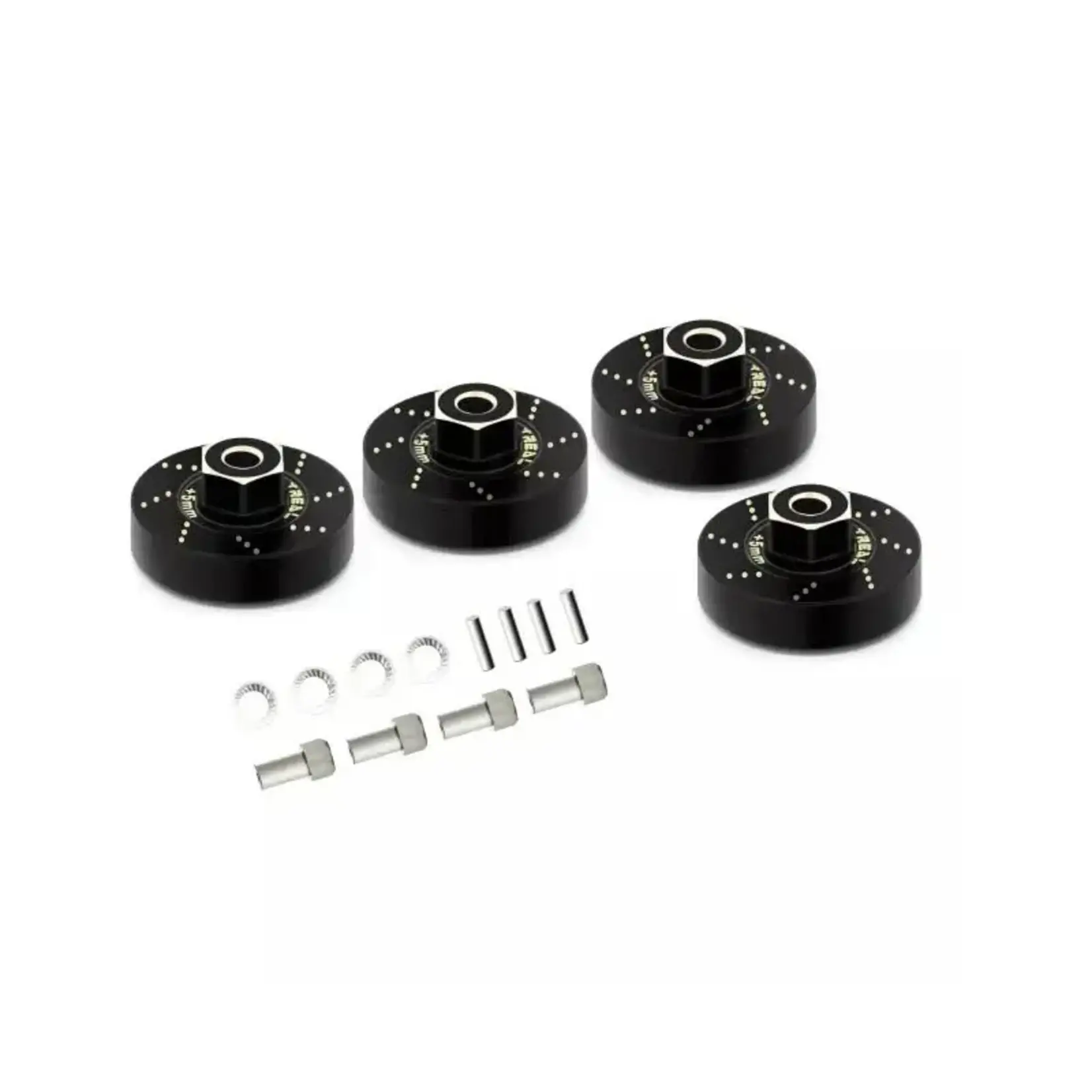 Treal Hobby Axial SCX24 Brass Extended Wheel Hex Hub (+5mm) (4) (12g)