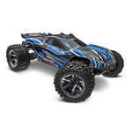 Traxxas Rustler 4X4 VXL: 1/10 Scale 4X4 Stadium Truck EXTREME  - BLUE