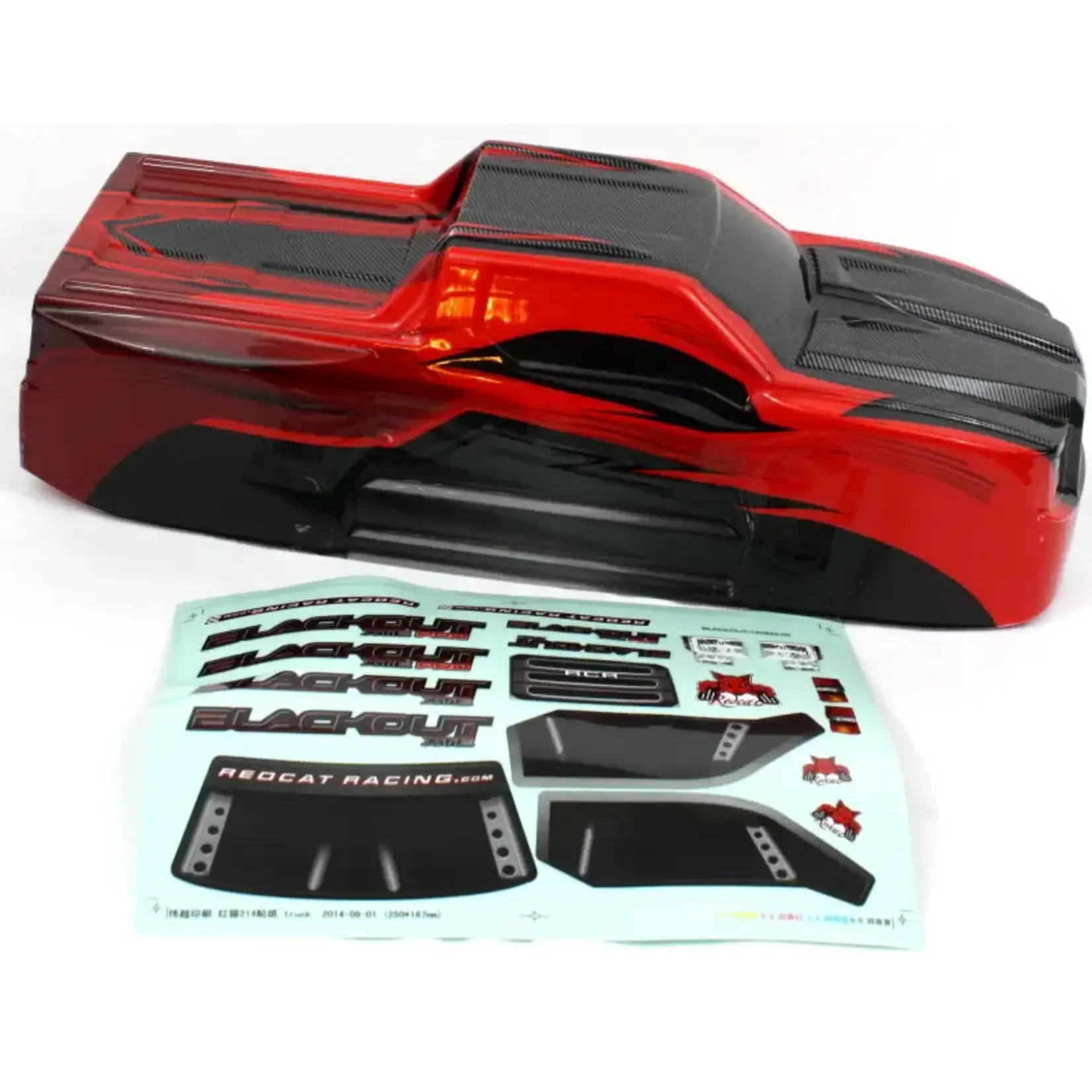 Redcat Racing 1/10 Truck Body w/ Stickers (Red)(1pc)