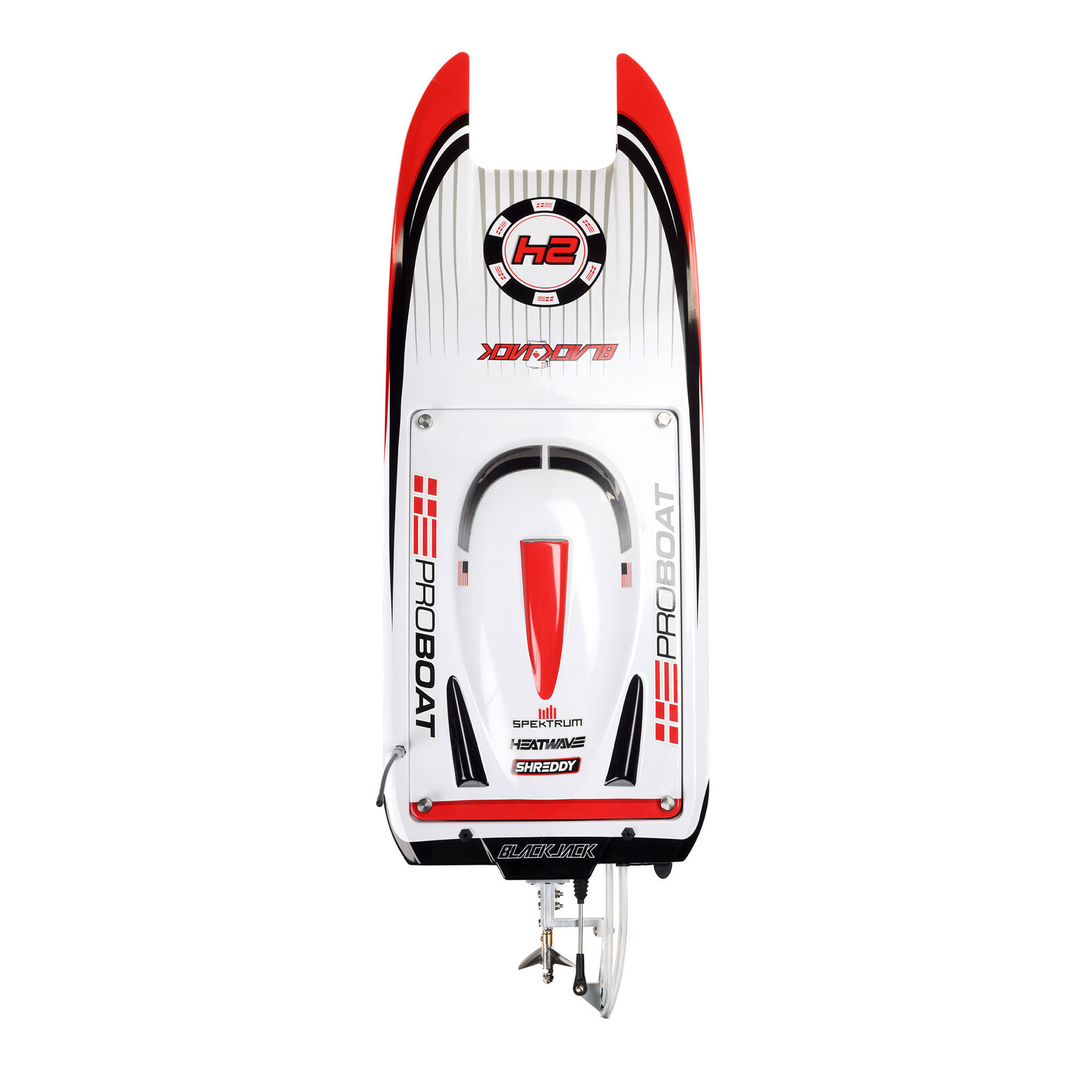 ProBoat Blackjack 24" V2 Catamaran Brushless: RTR, Vegas Offshore