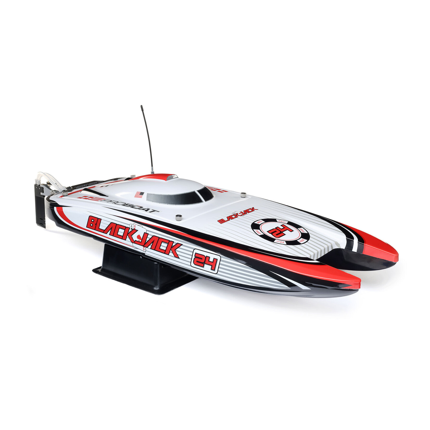 ProBoat Blackjack 24" V2 Catamaran Brushless: RTR, Vegas Offshore