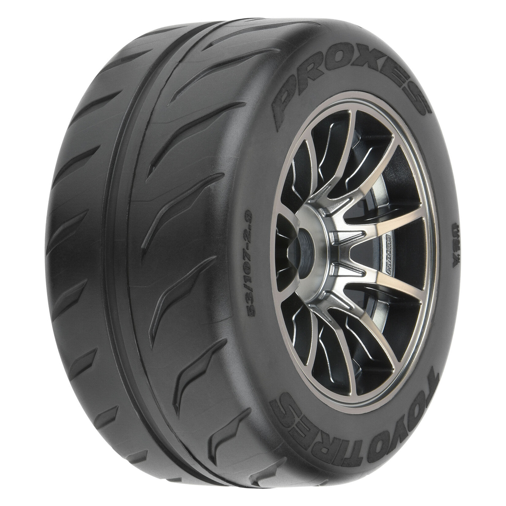 Pro-Line 1/7 Toyo Proxes R888R S3 Rear 53/107 2.9" BELTED MTD 17mm Spectre (2)
