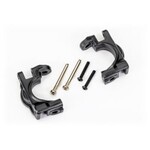 Traxxas Caster blocks (c-hubs), extreme heavy duty, black (left & right)