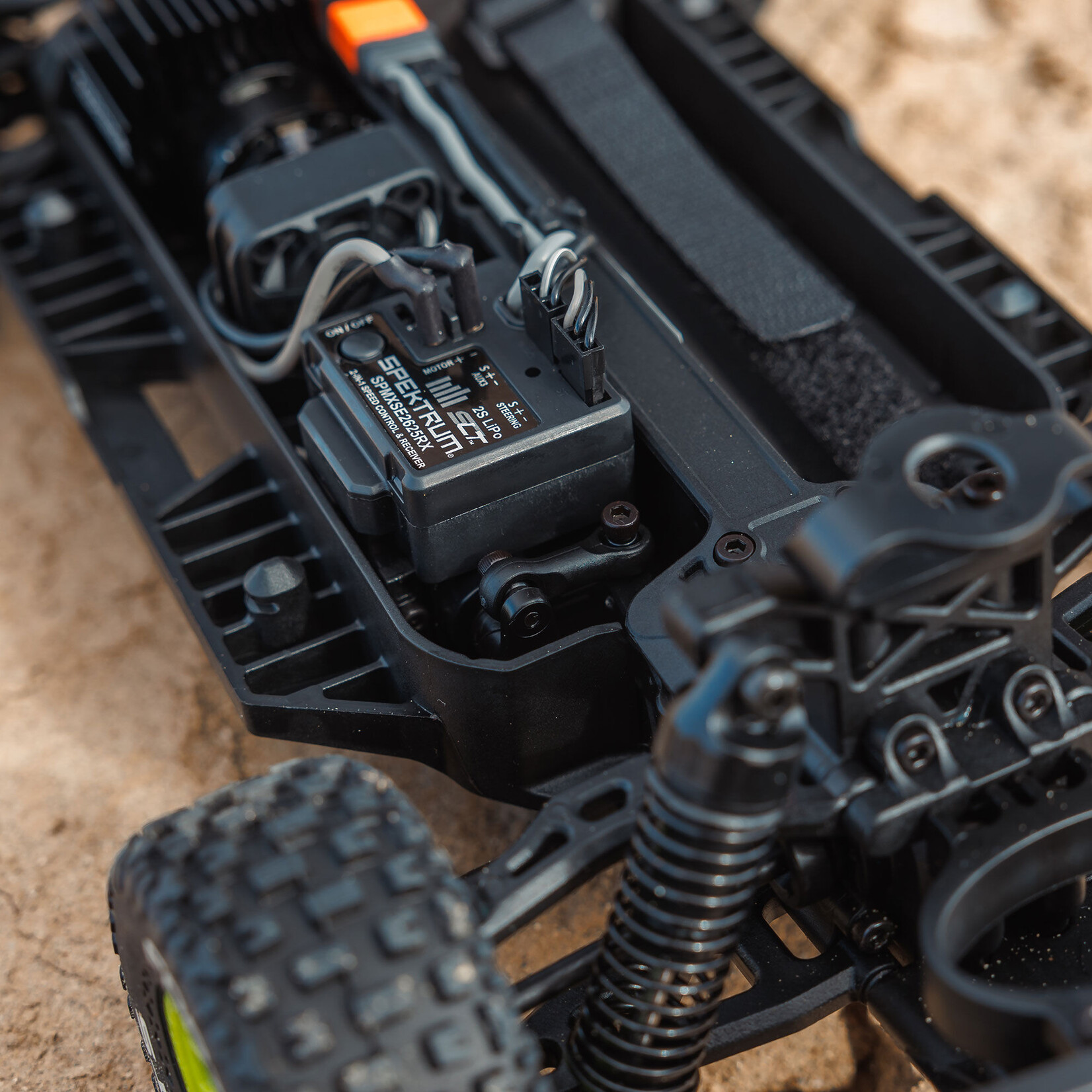 Arrma MOJAVE GROM MEGA 380 Brushed 4X4 Small Scale Desert Truck RTR with Battery & Charger, Blue/White