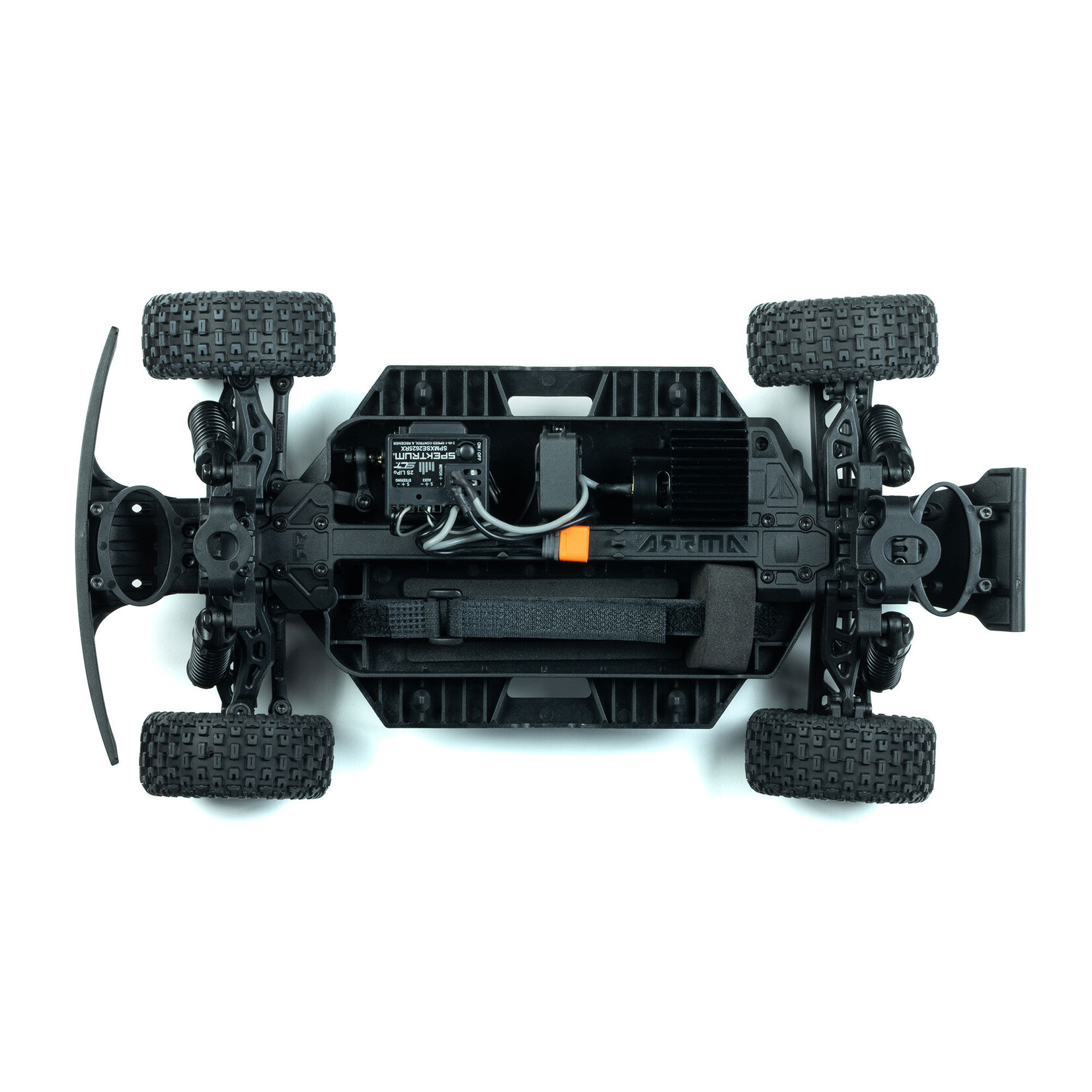 Arrma MOJAVE GROM MEGA 380 Brushed 4X4 Small Scale Desert Truck RTR with Battery & Charger, Blue/White