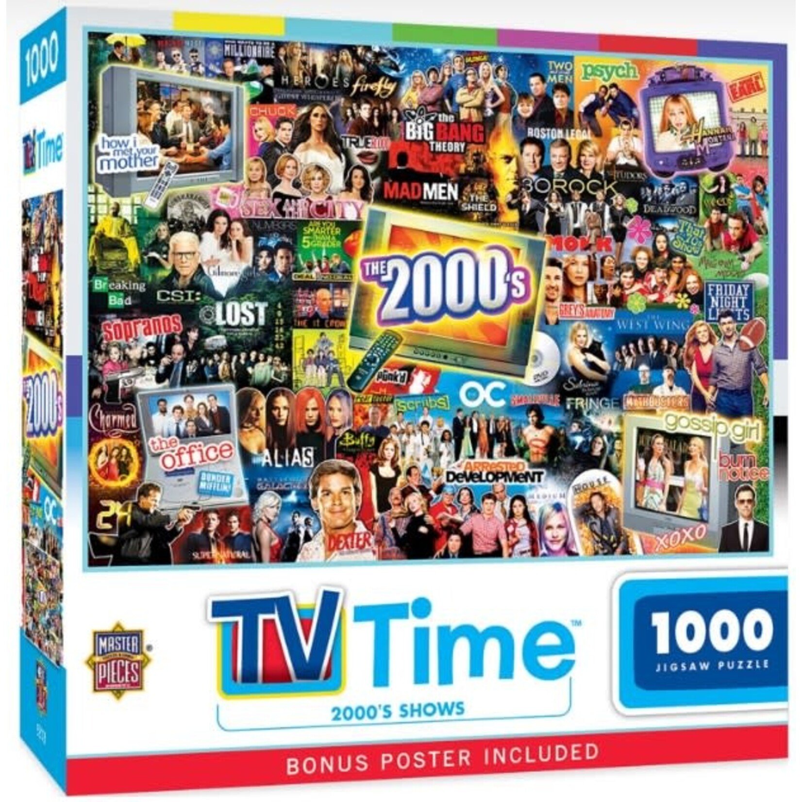 Master Pieces TV Time: 2000s Shows Collage Puzzle (1000pc)