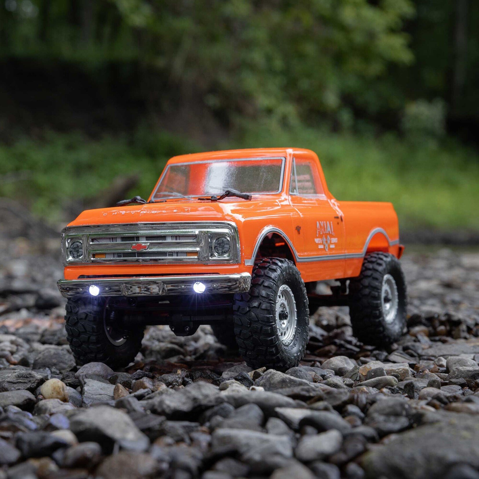 Axial 1/24 SCX24 1967 Chevrolet C10 4WD Brushed Truck RTR, Orange