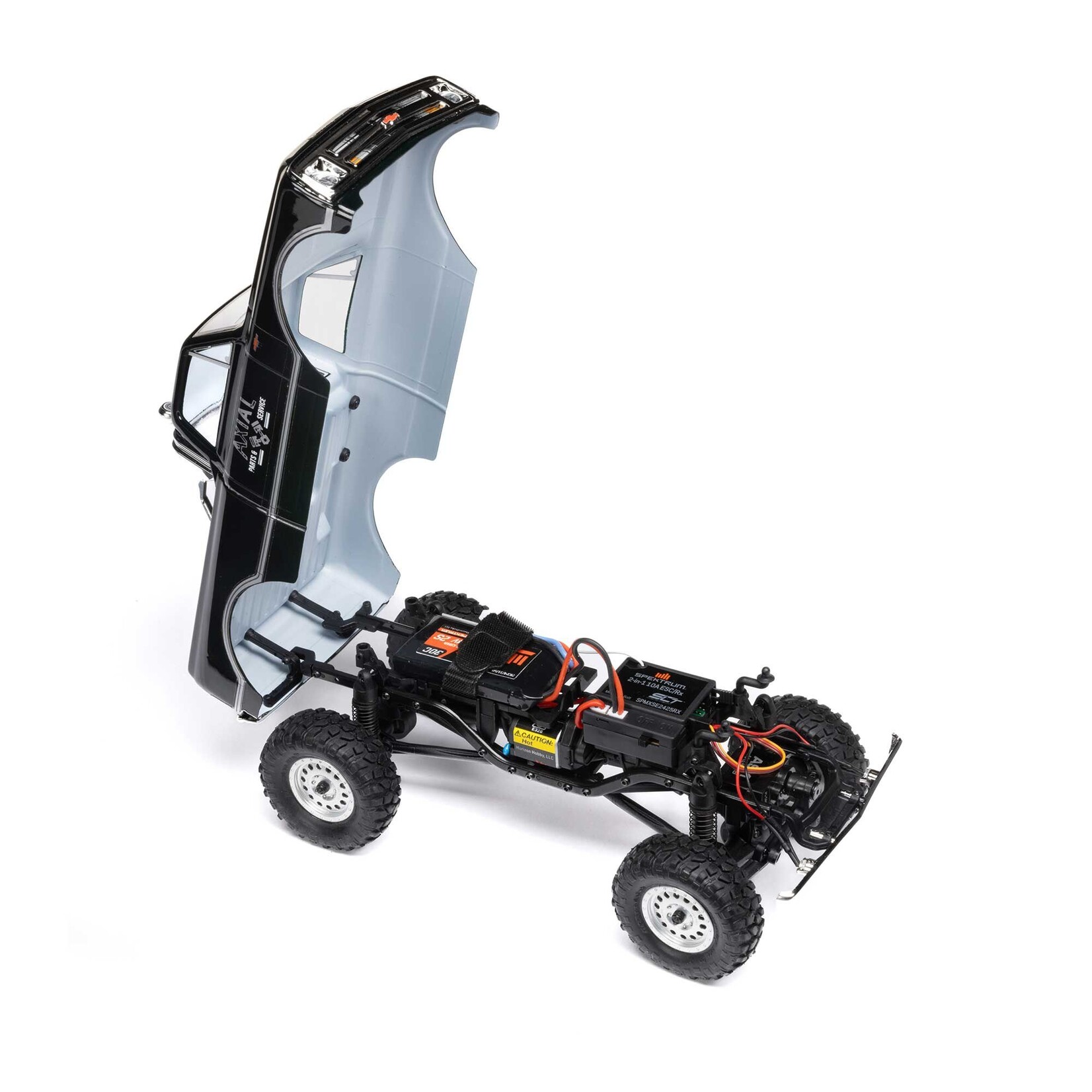 Axial 1/24 SCX24 1967 Chevrolet C10 4WD Brushed Truck RTR, Black