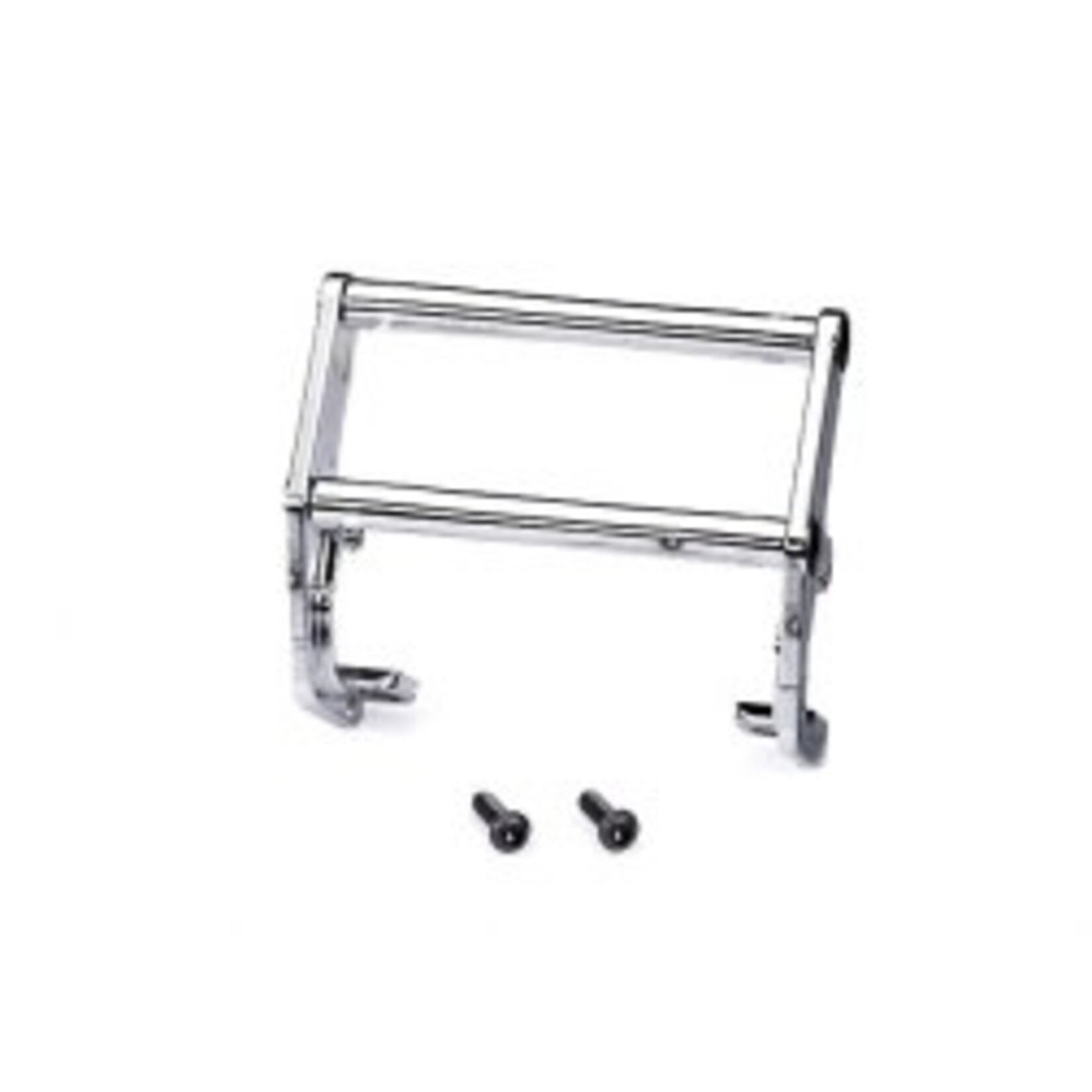 Traxxas Push bar, bumper, chrome (assembled) (fits #9835 bumper)