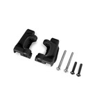 Traxxas Caster blocks (c-hubs), extreme heavy duty, black (left & right)